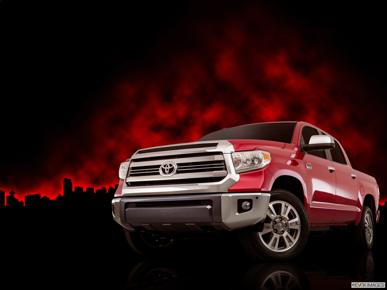 Exterior View Of 2016 Toyota Tundra in Tustin
