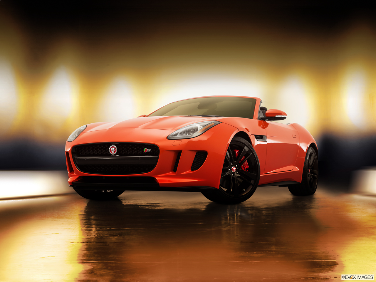 Exterior View Of 2015 Jaguar F-Type Convertible in Lake Elsinore