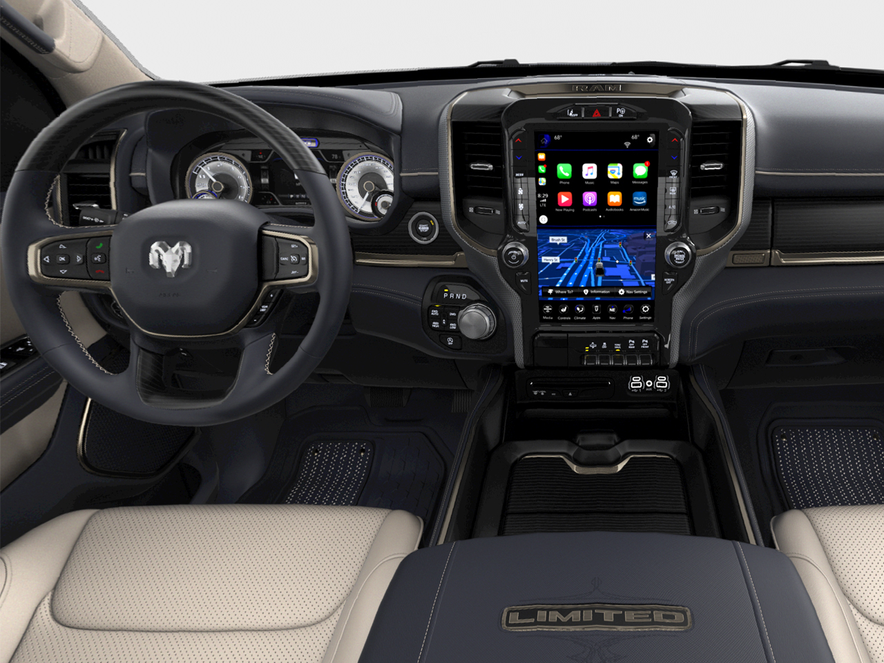 Interior View Of 2019 RAM 1500 in Mississauga
